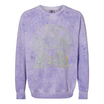 Freya Goddess Freyja Viking Norse Mythology Celtic Vintage Colorblast Crewneck Sweatshirt