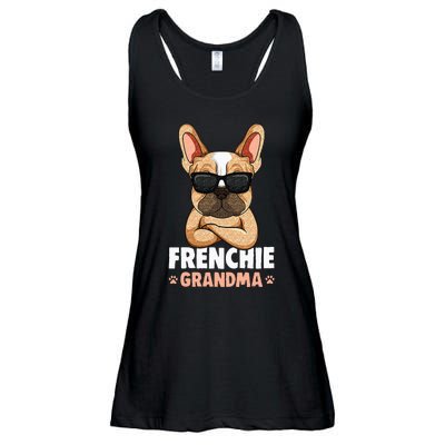 Frenchie Grandma French Bulldog Dog Women Ladies Essential Flowy Tank