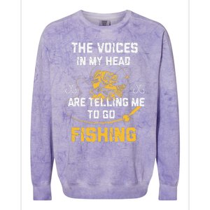 Fishing Gifts Funny Fisherman Colorblast Crewneck Sweatshirt