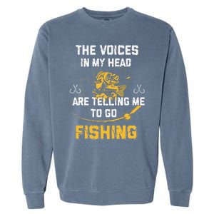 Fishing Gifts Funny Fisherman Garment-Dyed Sweatshirt