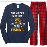 Fishing Gifts Funny Fisherman Long Sleeve Pajama Set