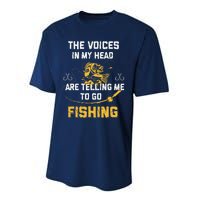 Fishing Gifts Funny Fisherman Performance Sprint T-Shirt