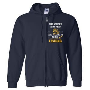 Fishing Gifts Funny Fisherman Full Zip Hoodie