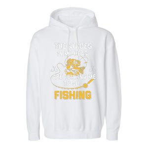 Fishing Gifts Funny Fisherman Garment-Dyed Fleece Hoodie