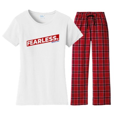 Fearless Gbnews Women's Flannel Pajama Set