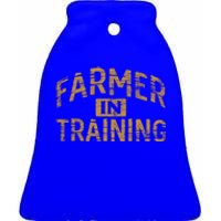 Farm Gift Farming Lover Future Farmer Gift Ceramic Bell Ornament