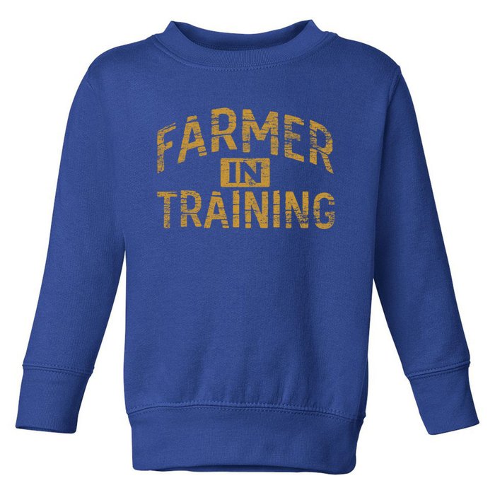 Farm Gift Farming Lover Future Farmer Gift Toddler Sweatshirt