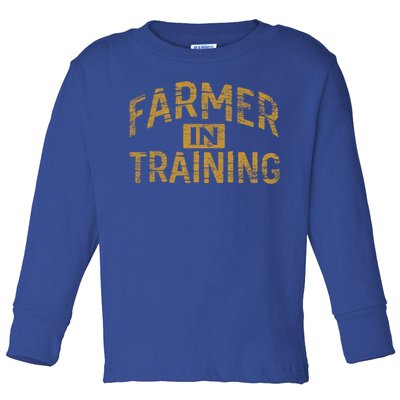 Farm Gift Farming Lover Future Farmer Gift Toddler Long Sleeve Shirt