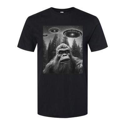 Funny Graphic For Bigfoot Sasquatch Alien Ufo Softstyle CVC T-Shirt