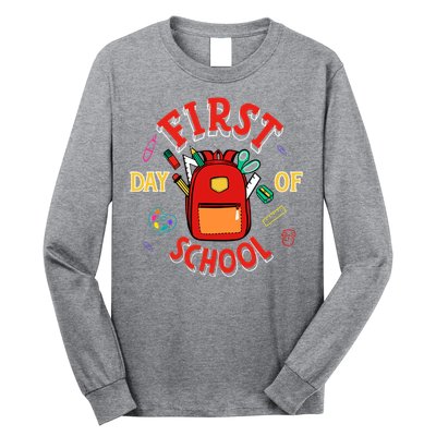 Funny Gift First Day Of School Gift Long Sleeve Shirt