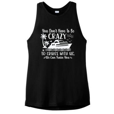 Funny Group Family Cruise Matching Ladies PosiCharge Tri-Blend Wicking Tank