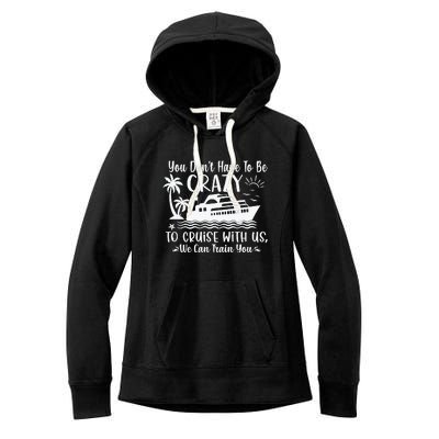 Funny Group Family Cruise Matching Women's Fleece Hoodie