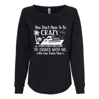 Funny Group Family Cruise Matching Womens California Wash Sweatshirt