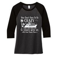 Funny Group Family Cruise Matching Women's Tri-Blend 3/4-Sleeve Raglan Shirt