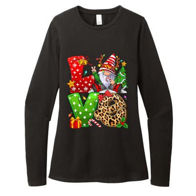 Festive Gnome Family Holiday Decor Womens CVC Long Sleeve Shirt