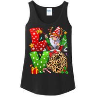 Festive Gnome Family Holiday Decor Ladies Essential Tank