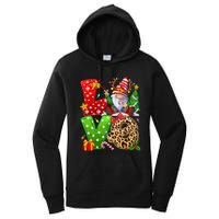 Festive Gnome Family Holiday Decor Women's Pullover Hoodie