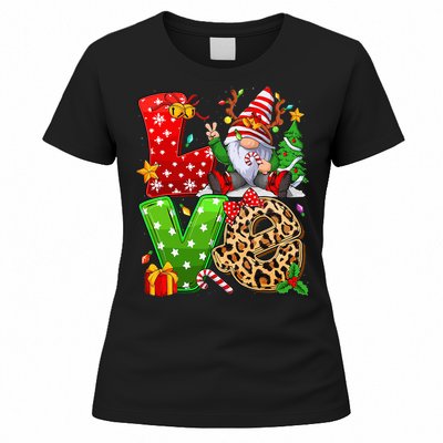 Festive Gnome Family Holiday Decor Women's T-Shirt