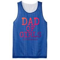 Father Gift From Daughters Funny Dad Of #Outnumbered Cool Gift Mesh Reversible Basketball Jersey Tank