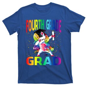 Funny Graduation Fourth Grade Grad Unicorn Gift T-Shirt