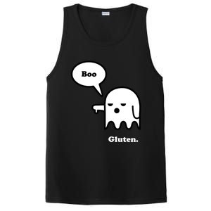 Funny Gluten Free Clothing Halloween Ghost Boo I Hate Gluten Gift PosiCharge Competitor Tank