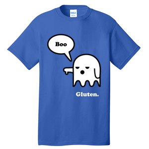 Funny Gluten Free Clothing Halloween Ghost Boo I Hate Gluten Gift Tall T-Shirt