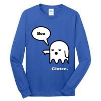 Funny Gluten Free Clothing Halloween Ghost Boo I Hate Gluten Gift Tall Long Sleeve T-Shirt