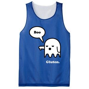 Funny Gluten Free Clothing Halloween Ghost Boo I Hate Gluten Gift Mesh Reversible Basketball Jersey Tank