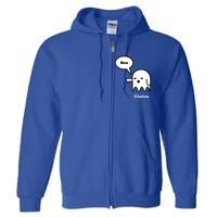 Funny Gluten Free Clothing Halloween Ghost Boo I Hate Gluten Gift Full Zip Hoodie