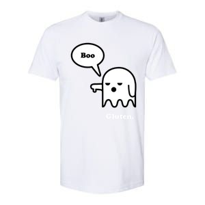 Funny Gluten Free Clothing Halloween Ghost Boo I Hate Gluten Gift Softstyle CVC T-Shirt