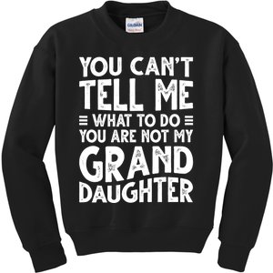 Funny Grandpa For Grandfather Papa Birthday Kids Sweatshirt