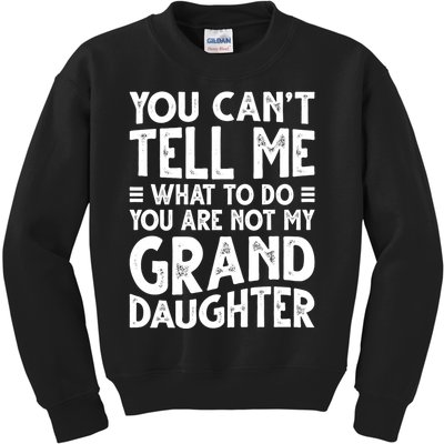 Funny Grandpa For Grandfather Papa Birthday Kids Sweatshirt