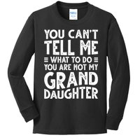 Funny Grandpa For Grandfather Papa Birthday Kids Long Sleeve Shirt