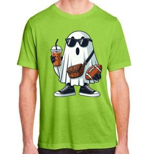 Funny Ghost Football Boo Coffee Halloween Gift Adult ChromaSoft Performance T-Shirt