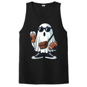 Funny Ghost Football Boo Coffee Halloween Gift PosiCharge Competitor Tank