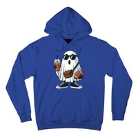 Funny Ghost Football Boo Coffee Halloween Gift Hoodie