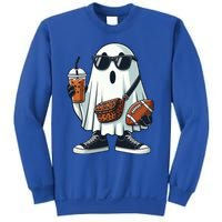 Funny Ghost Football Boo Coffee Halloween Gift Sweatshirt