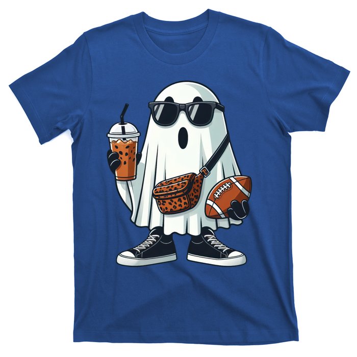 Funny Ghost Football Boo Coffee Halloween Gift T-Shirt