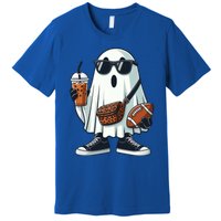 Funny Ghost Football Boo Coffee Halloween Gift Premium T-Shirt