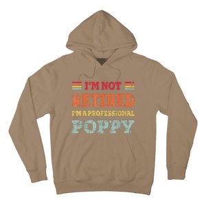 Funny Grandpa For Father Day Retired Poppy Gifts Hoodie