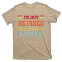 Funny Grandpa For Father Day Retired Poppy Gifts T-Shirt