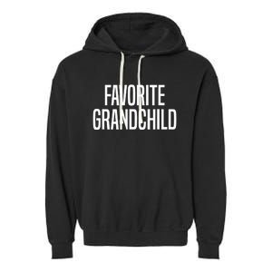 Favorite Grandchild Garment-Dyed Fleece Hoodie