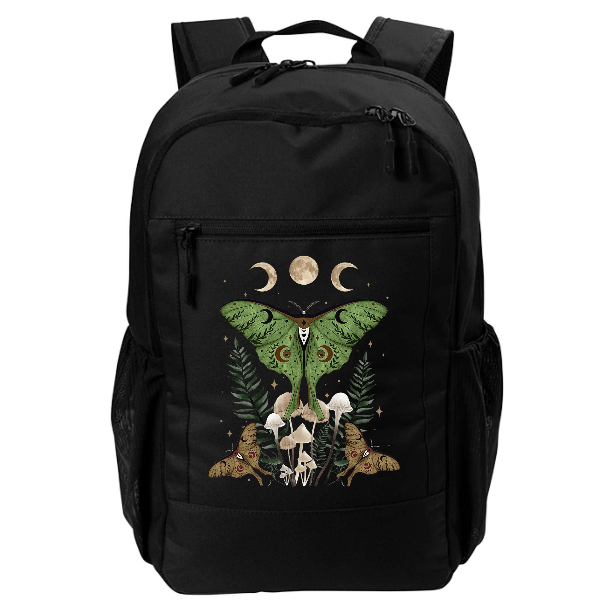 Fairy Grunge Fairycore Aesthetic Goth Luna Moth Mushroom Backpack