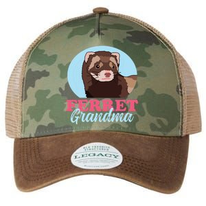 Ferret Grandma Ferrets Owner Ferret Legacy Tie Dye Trucker Hat