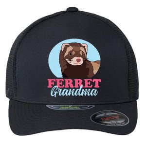 Ferret Grandma Ferrets Owner Ferret Flexfit Unipanel Trucker Cap