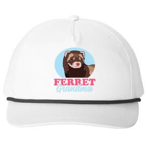 Ferret Grandma Ferrets Owner Ferret Snapback Five-Panel Rope Hat