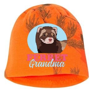 Ferret Grandma Ferrets Owner Ferret Kati - Camo Knit Beanie