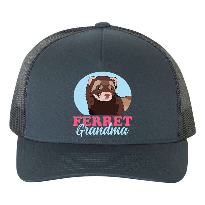 Ferret Grandma Ferrets Owner Ferret Yupoong Adult 5-Panel Trucker Hat