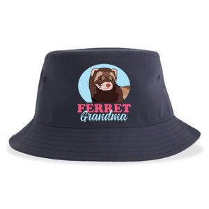 Ferret Grandma Ferrets Owner Ferret Sustainable Bucket Hat