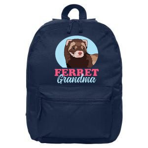 Ferret Grandma Ferrets Owner Ferret 16 in Basic Backpack